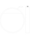 ***OFER/DES*** CYCLE * APLIQUE EXTERIOR LED IP65 - 12W - 3000K